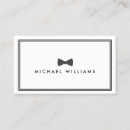 Search for bow business cards Black and white