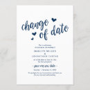 Search for change the colour invitations Change of plans