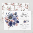 Search for navy and blush bridal shower invitations Watercolor