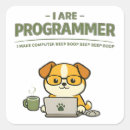 Search for funny developer stickers Coder