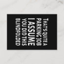 Search for bad business cards Parking