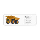 Search for dump truck return address labels Vehicle