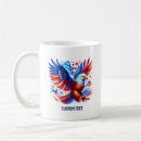 Search for eagle coffee mugs Red white blue