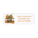 Search for autumn harvest return address labels Pumpkin patch