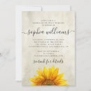 Search for sunflower hens party invitations Floral