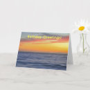 Search for beach at sunset birthday cards Ocean