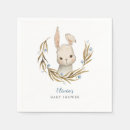 Search for bunny baby shower napkins Blue