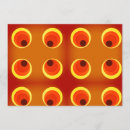 Search for retro circles orange invitations Brown