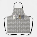 Search for cute boston terrier aprons White