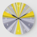 Search for grey and yellow clocks Stylish