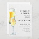 Search for bubble engagement party invitations Champagne