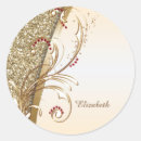 Search for elegant gold swirl stickers Floral