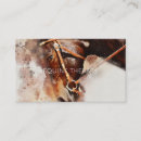 Search for equine business cards Watercolor