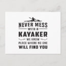 Search for funny kayak postcards Canoe