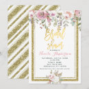 Search for gold foil bridal shower invitations Flowers