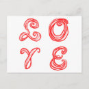 Search for the letter font postcards Letters