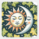 Search for moon sun stickers Retro