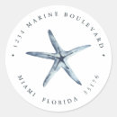 Search for round starfish stickers Return address