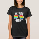 Search for two brides tshirts Rainbow