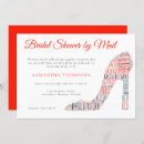 Search for red shoes invitations Modern