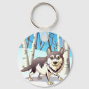 Search for tree in winter key rings Animal