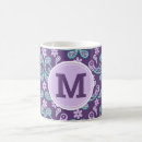 Search for purple paisley mugs Blue