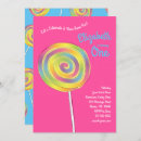 Search for rainbow lollipop invitations Cute