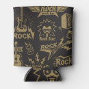 Search for rock band can coolers Illustration