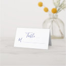 Search for simple place cards Bride and groom names