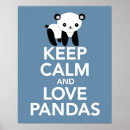 Search for panda print posters Black