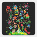 Search for tree of life square stickers Flowers