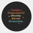 Search for dictator stickers Imagine being