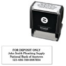 Search for check rubber stamps Deposit