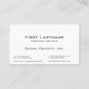 Search for indestructible business cards Simple