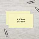 Search for solid color business cards Minimalist