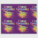 Search for girls gymnastics wrapping paper Gymnast girl