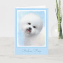 Search for bichon frise cards White