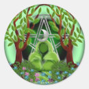 Search for round nature stickers Pentacle
