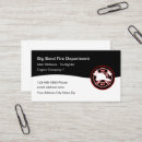 Search for firefighter business cards Modern