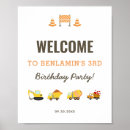 Search for construction birthday signs Boys
