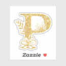 Search for initial p stickers Elegant