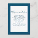 Search for accommodation enclosure cards Blue