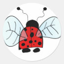 Search for cartoon ladybug stickers Illustration