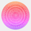 Search for multi color stickers Mandala