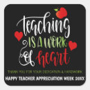 Search for teachers thank you stickers Teacher appreciation week
