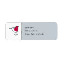 Search for robin return address labels Illustration