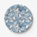 Search for cute baby penguin plates Blue