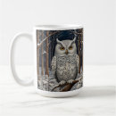 Search for white owl mugs Bird
