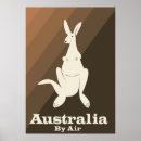 Search for cartoon kangaroo posters Vintage travel