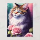 Search for cat breeds postcards Maine coon